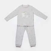 Bibaby Biorganic Koala Jumper Pijama Takım 59778 Gri - 1