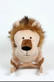 Safeline Bebe Peluş Ahşap Sallanır Oyuncak Aslan - 2