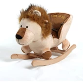 Safeline Bebe Peluş Ahşap Sallanır Oyuncak Aslan - 1