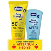 Chicco Baby Moments Sun Güneş Sprey Spf 50+ 150 ml + After Sun Hediye - 1