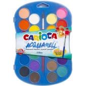 24'lü Carioca Sulu Boya 30mm Fırça Hediyeli - 1