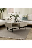 Mezza 4230 DIAMOND METAL AYAKLI ORTA SEHPA 90 CM TRAVERTEN - 5