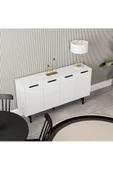 Mezza 4610 BLANCO 145 CM (METAL AYAKLI) KONSOL BEYAZ - 3
