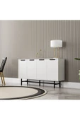 Mezza 4610 BLANCO 145 CM (METAL AYAKLI) KONSOL BEYAZ - 1
