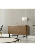 Mezza 4614 BLANCO 145 CM (METAL AYAKLI) MODERN KONSOL HAT KAPLAN - 1