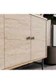 Mezza 4642 DIAMOND METAL AYAKLI KONSOL 145 CM SEPET TRAVERTEN - 7
