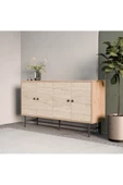 Mezza 4642 DIAMOND METAL AYAKLI KONSOL 145 CM SEPET TRAVERTEN - 1