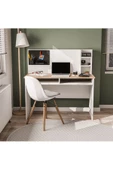 Mezza 1942 VICTUS 120 CM ORGANIZERLİ ÇALIŞMA MASASI SEPET BEYAZ - 3