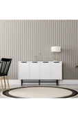 Mezza 4610 BLANCO 145 CM (METAL AYAKLI) KONSOL BEYAZ - 2
