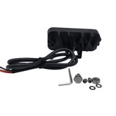 Space Offroad sis lambası 2 x4 x 9,5cm beyaz-sarı gündüz ledi kırmızı / LASS383 thumbnail 2