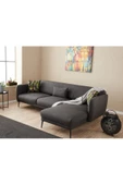 Evdebiz Venüs Yataklı Köşe Koltuk Antrasit Sağ thumbnail 2