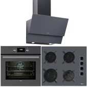 Teka Ankastre Set Gri ( HAK 625 ST-ATV 60 Pro St -GBE 64002 KBC ST ) - 1