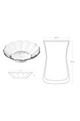 Paşabahçe Keyifli Heybeli 12 Parça Çay Seti  P54361 + P42361 - 4