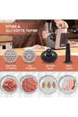 ROBX R10 Çok Fonksiyonlu Içli Köfte Sosis Yapma & Salata Peynir Doğrama Dilimleme Makinası - 3