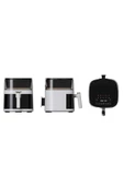 Robwell Robx RXO5 Son Teknoloji Otomatik Buhar Püskürtmeli Airfryer 10 renkli Işıklı menü - 6