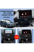 NAVMİNA Citroen Berlingo Peugeot Rifter Opel Combo 2019-2024 Uyumlu 2+32 gb 10 inç Multimedya thumbnail 1