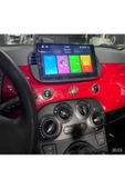 NAVMİNA Fiat 500C 2011-2015 Uyumlu Siyah 9 inç 2+32 GB Multimedya thumbnail 1