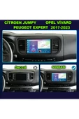 NAVMİNA Citroen JUMPY OPEL VİVARO PEUGEOT EXPERT 2017-2023 Uyumlu 10 inç 2+32 gb Multimedya thumbnail 1