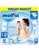 Molfix 2 Beden Mini 80'Li Bebek Bezi - 1