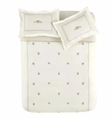 Karaca Home Cavale Beyaz Çift Kişilik Nakışlı Percale Nevresim Takımı - 6