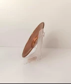 Bakır Tabak Nazar Boncuk Kötü Göz Duvar Masa Süsü Biblo Dekor - 3