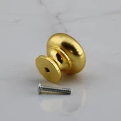 Gama Düğme Metal Kulp Gold Altın Çekmece Mobilya Mutfak Dolabı Dolap Kulpu Kulbu Kulpları thumbnail 4