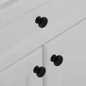 Gama Düğme Metal Kulp Siyah Çekmece Mobilya Mutfak Dolabı Dolap Kulpu Kulbu Kulpları thumbnail 3