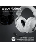 Logitech G PRO X 2 LIGHTSPEED Kablosuz DTS:X Headphone 2.0 - 7.1 Surround Ses Oyun Kulaklığı - Beyaz - 2