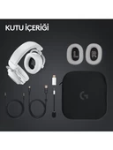 Logitech G PRO X 2 LIGHTSPEED Kablosuz DTS:X Headphone 2.0 - 7.1 Surround Ses Oyun Kulaklığı - Beyaz - 3