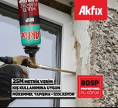 Akfix Köpük Tabancalı Montaj Köpüğü Dolgu Köpüğü 805P 850 Gr thumbnail 2