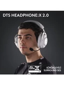 Logitech G PRO X 2 LIGHTSPEED Kablosuz DTS:X Headphone 2.0 - 7.1 Surround Ses Oyun Kulaklığı - Beyaz - 8