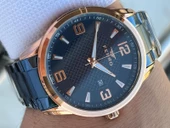 Ferro Çelik Kordon Takvimli Kadran 30 Mt Suya Dayanıklı Erkek Kol Saati EFM11911-T - 5