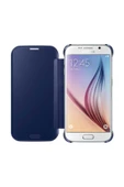 BANG & OLUFSEN Samsung Galaxy S6 Orjinal Clear View Cover - Siyah EF - 3