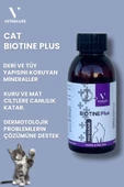 Biotine Çinko Katkılı Likit Kedi Tüy Dökümesi Engelleyici Deri ve Tüy Sağlığı Damlası 100 Ml - 2