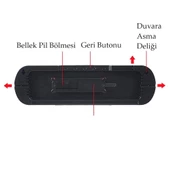 Enarose Elektrikli Hafıza Korumalı Dijital Saat ATC5502 GR - 3