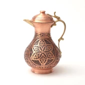 KALEM İŞLEME KAPAKLI SÜRAHİ KIRMIZI - 1