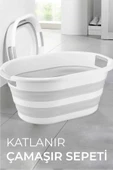 Hazarpazar Katlanır Çamaşır Sepeti Large - 1