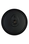 Digithome Hısar Cam Detaylı Sessiz Mekanizmalı Duvar Saati 39 Cm Kahverengi - K-HISAR-YELKE C320.230 - 5