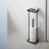 Ayaklı Tuvalet Kağıtlığı Metal Tuvalet Kağıdı Standı - 1