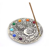 Metal 7 Çakra ( Chakra ) Buda Tütsülük - 2
