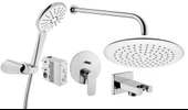 VitrA-Artema X-line Ankastre Banyo Bataryası 6 lı Set N42251 Snow - 1
