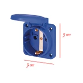 Tekli Pano Prizi Monofaze Topraklı Priz Kare Fiş Kablosuz Klemensli 220 V Trafo Kombinasyon Panosu thumbnail 4