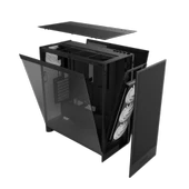 NZXT H7 Flow(2024) CM-H72FB-R1 RGB Black Tempered Glass USB 3.2 ATX Mid Tower Kasa - 4