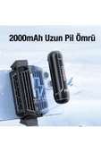 Memo   Memo Dl10 Dijital Gösterge 2000mah Powerbankli Telefon Soğutucu Fan Radyatör Siyah - 5