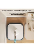 EZERE   EZERE Temiz-Kirli Su Hazneli Teleskopik Mikrofiber Mop Paspas Yüzey Fayans Temizleyici Set - 5