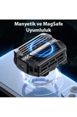 Memo   Memo CX12 Powerbank Girişli Manyetik Cep Telefon Soğutma Fanı Radyatör Soğutucu SİYAH - 4