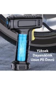 Ally   Ally 120W Kablosuz Basınç Göstergeli Mini Hava Popmpası Kompresör SİYAH - 5