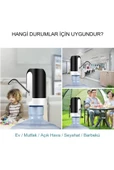 USB Şarj Edilebilir Otomatik Su Sebili Pompası Kamp ve Ev Kullanımı için Dokunmatik Damacana Pompası - 8