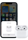 Apple AirPods (3. nesil) ve MagSafe Şarj Kutusu Bluetooth Kulaklık MME73TU/A (Apple Türkiye Garantili) - 6
