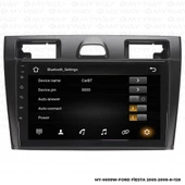 Araç Multimedya Ford Fiesta Android 12 Carplay 4Gb Ram + 64Gb Hdd 2005-2008 Navigasyon Ekran MYW thumbnail 3